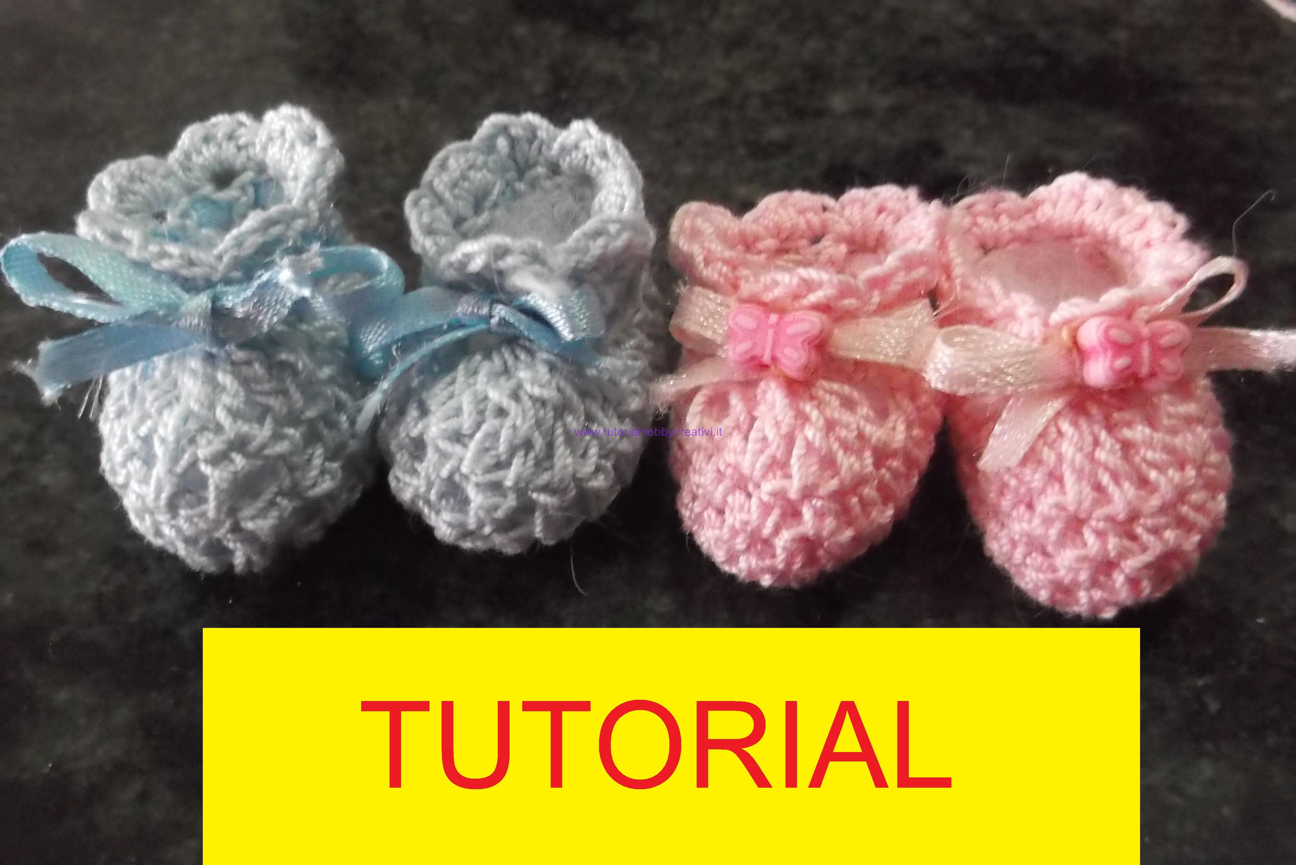 Tutorial Per Realizzare Delle Mini Babbucce All Uncinetto Ideali Per Bomboniere Nascita E Battesimo Tutorial Punto Croce Uncinetto Cucito