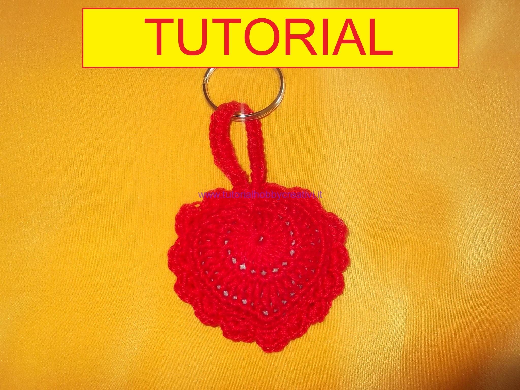 Tutorial Per Realizzare Un Cuore All Uncinetto Portachiavi Tutorial Punto Croce Uncinetto Cucito