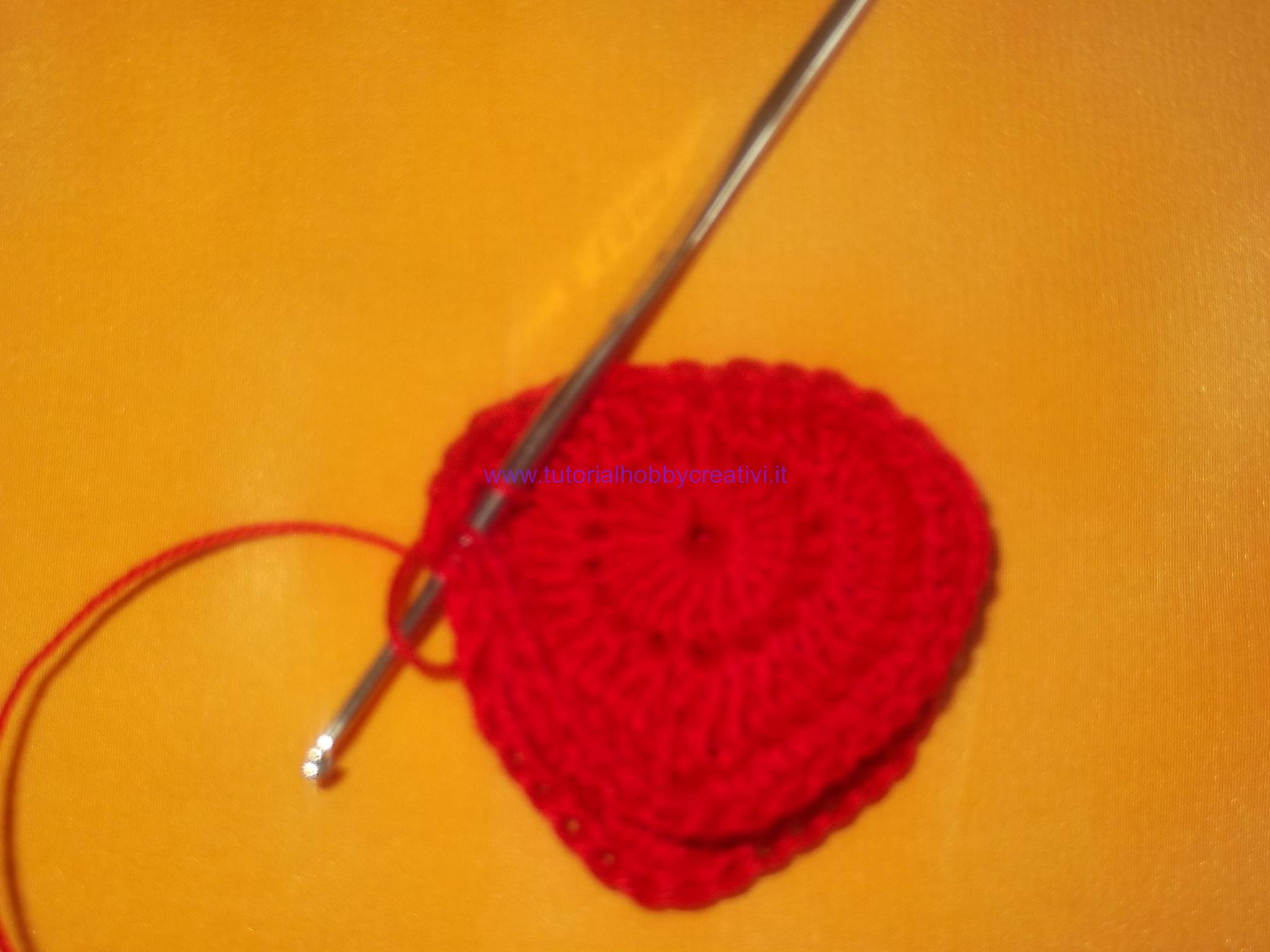 Tutorial Per Realizzare Un Cuore All Uncinetto Portachiavi Tutorial Punto Croce Uncinetto Cucito