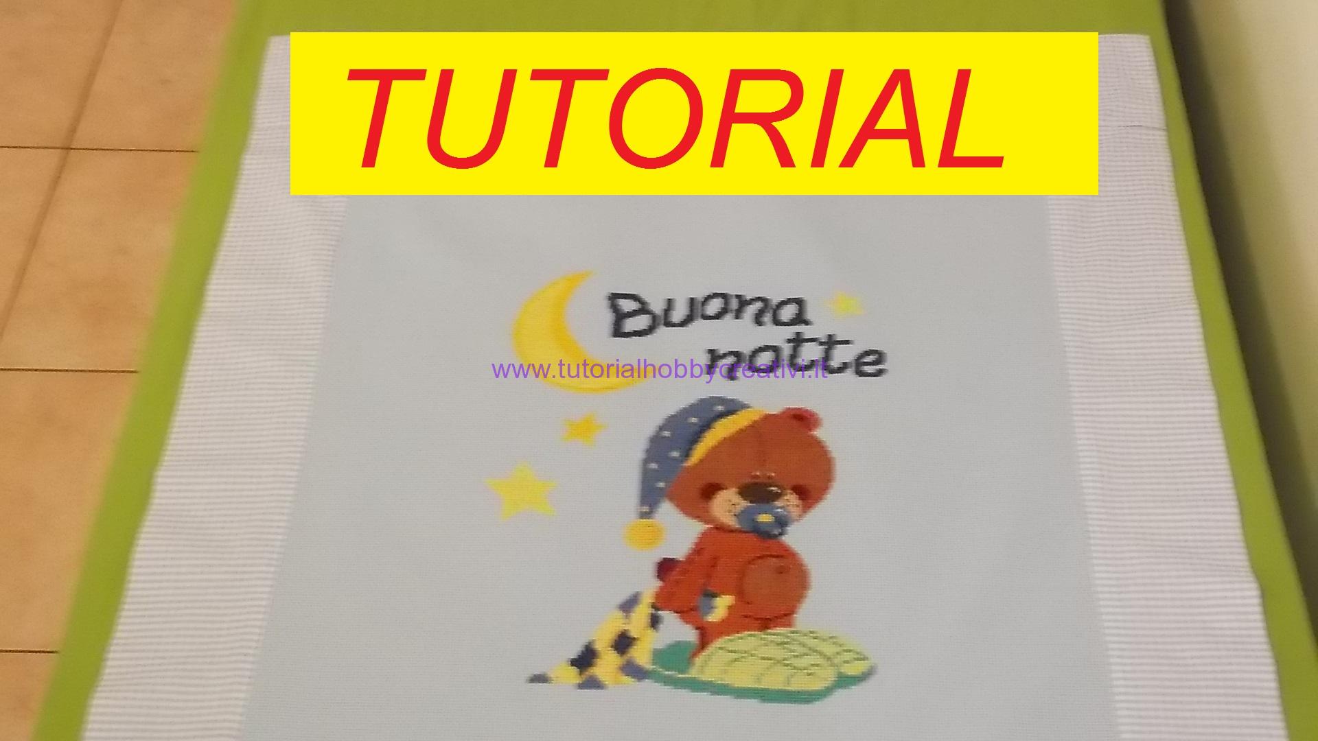 Tutorial Per Realizzare Una Copertina Neonato In Cotonina E Tela Aida Tutorial Punto Croce Uncinetto Cucito