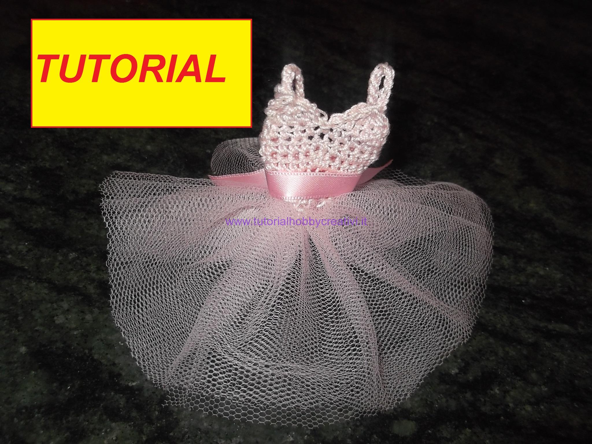 Tutorial Per Realizzare Un Mini Tutu All Uncinetto Ideale Per Bomboniere Tutorial Punto Croce Uncinetto Cucito