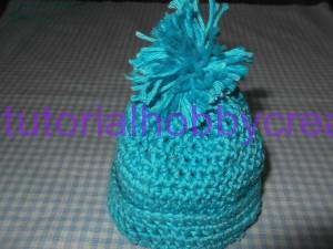 Tutorial mini cappellino con pon-pon portaconfetti (10)