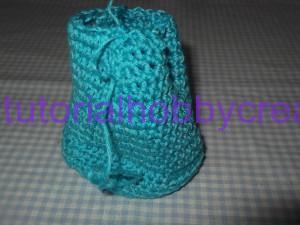 Tutorial mini cappellino con pon-pon portaconfetti (4)