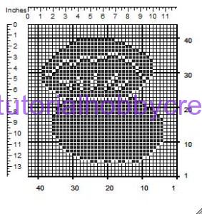tutorial per realizzare un cuscino portafedi a filet modello ostrica con perle (3)