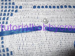 tutorial per realizzare un cuscino portafedi a filet modello ostrica con perle (8)