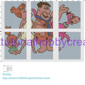 puzzle punto croce tutorial (4)