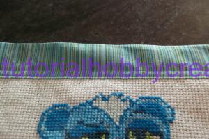 5  borsetta bimba con ricamo punto croce tutorial